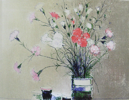 カーネーション ｜絵画販売・購入.net｜版画・リトグラフ【アトリエド 